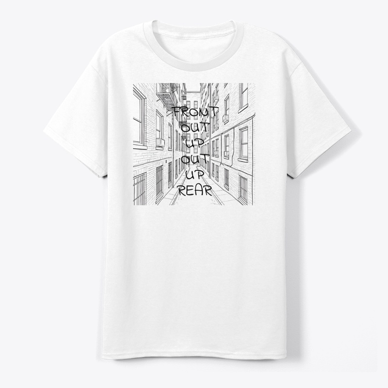 Front Out Up Out Up Rear - Tru Transfer Printed Classic Tee - Tru Transfer Printed Classic Tee - Tru Transfer Printed Classic Tee - Tru Transfer Printed Classic Tee