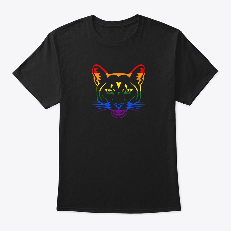 LGBTQ Gay Cougar Pride Colors