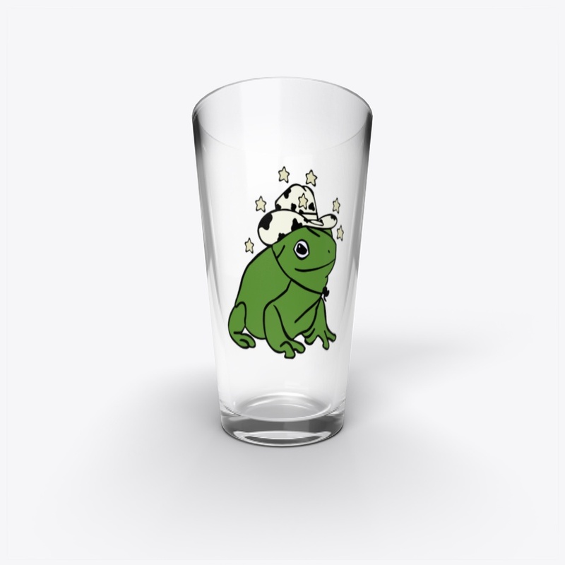 Frog Lovers Gift: Frog With A Cowboy Hat