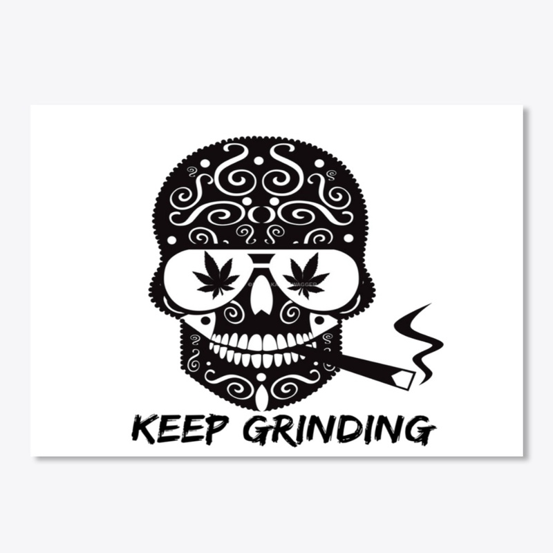 KEEP GRINDING SKULL