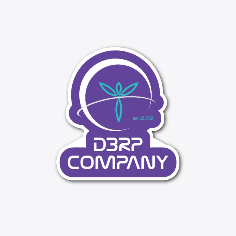 D3RP Logo Sticker - Purple