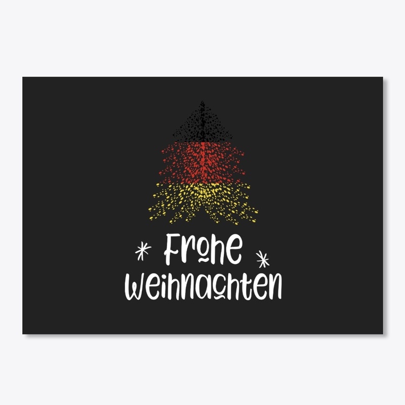 Merry Christmas with German flag