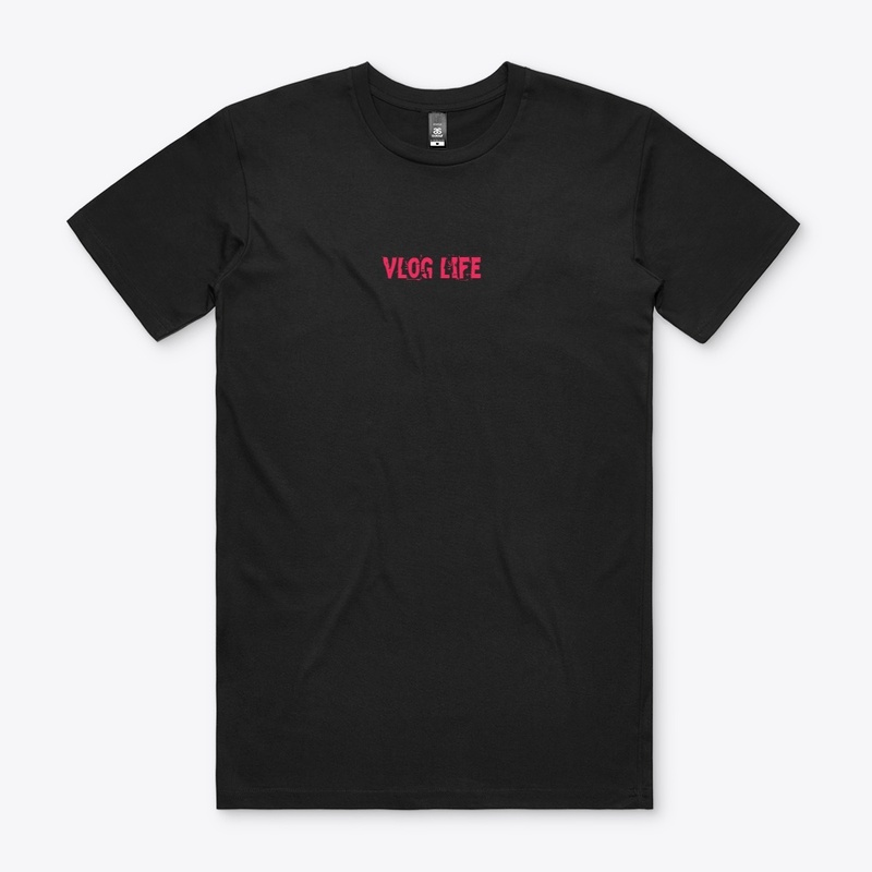 VLOG LIFE NEON LOGO DESIGN 