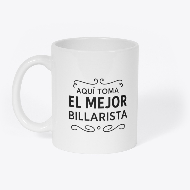 Taza personalizada para billaristas