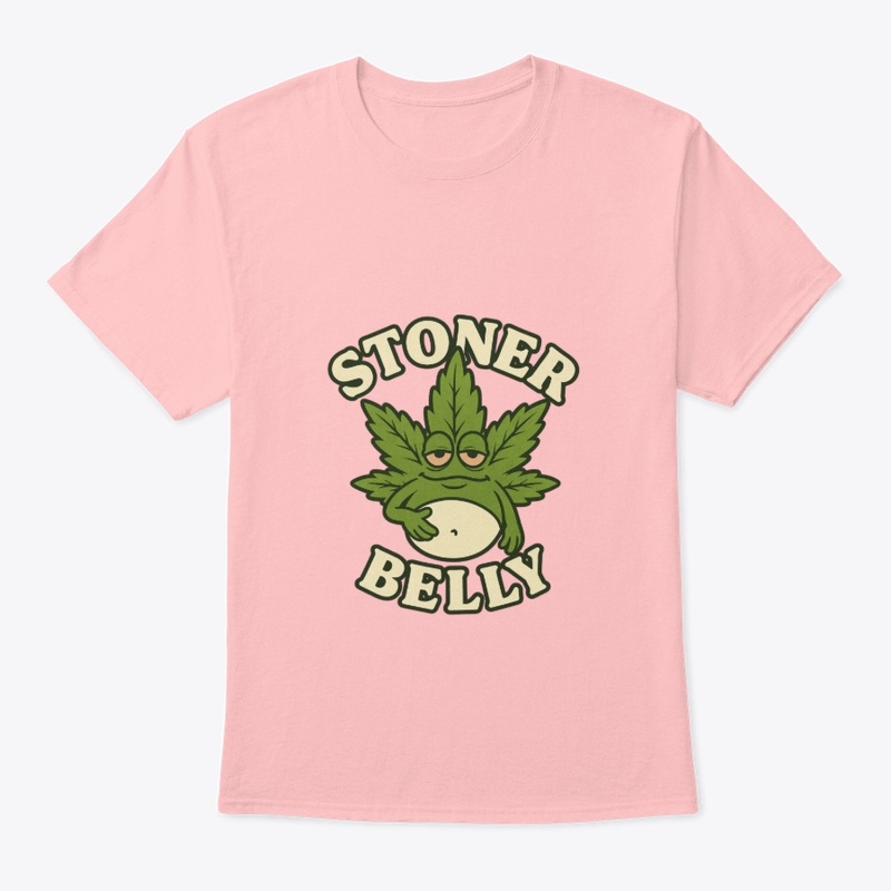 Stoner Belly Funny Chill Vibes Tee
