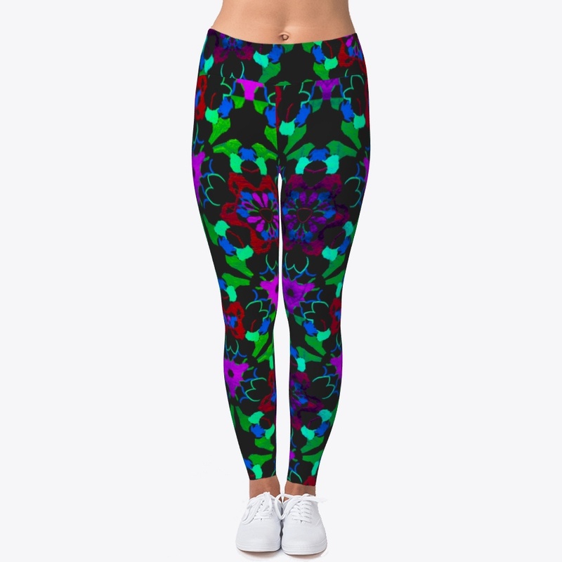 Colorful Floral Leggings