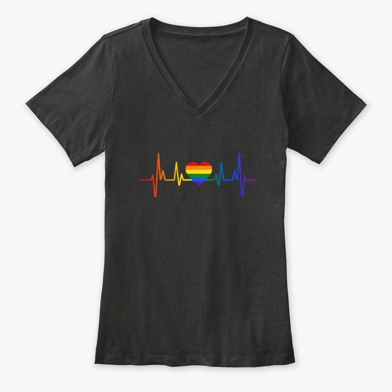 LGBT Gay Pride Heartbeat