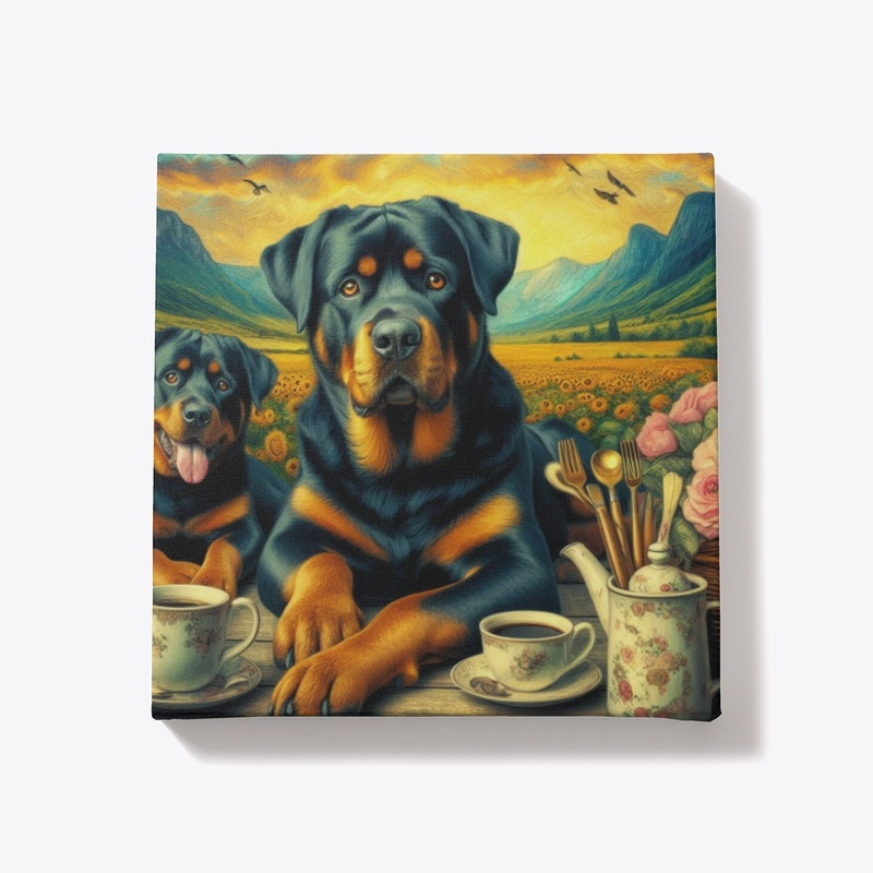 Rottweilers Spring