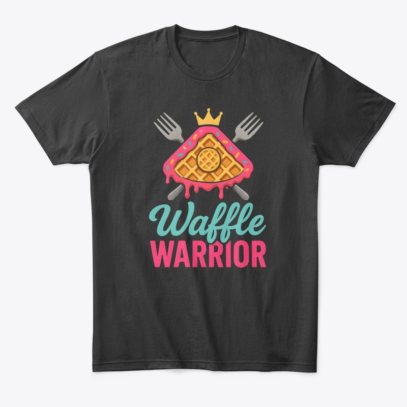 Waffle Warrior Breakfast Fun Shirt