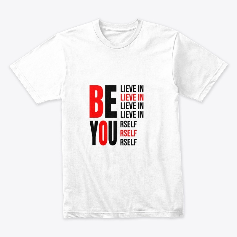 Modern typography t-shirt