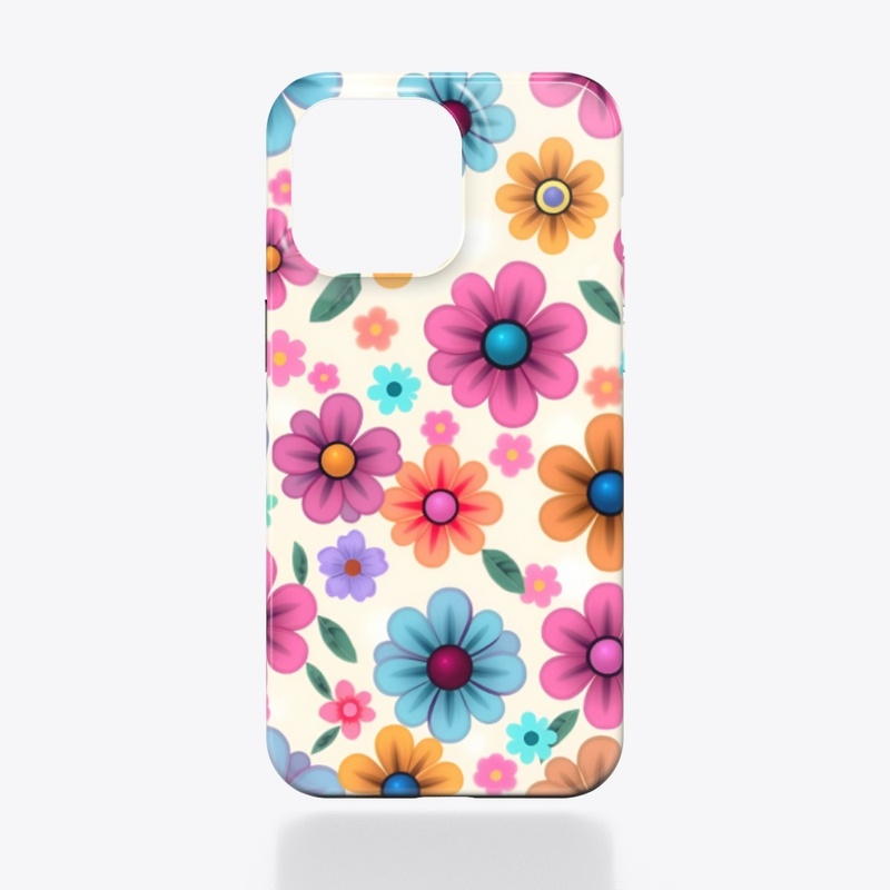 Colorful Floral Pattern Case