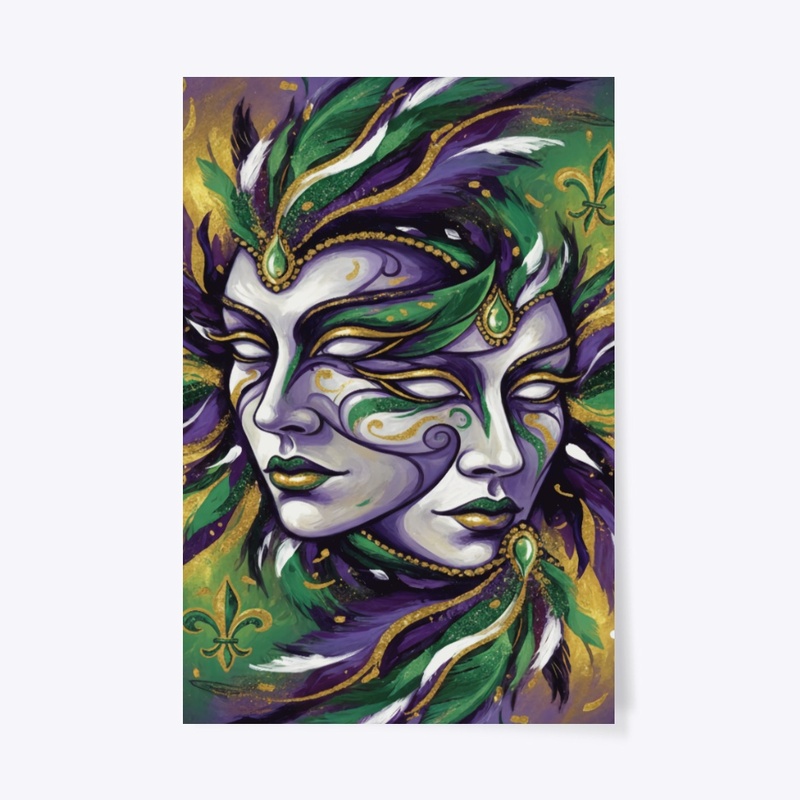 Beautiful Mardi Gras Artwork