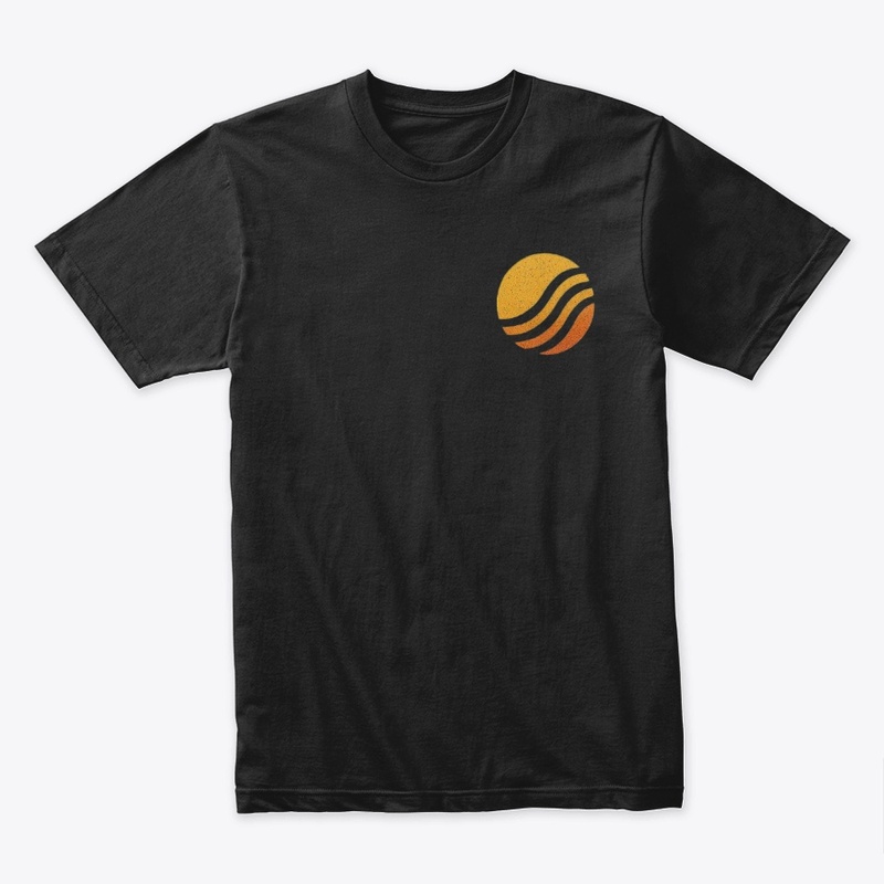 Retro Sunset Waves Beach T-Shirt