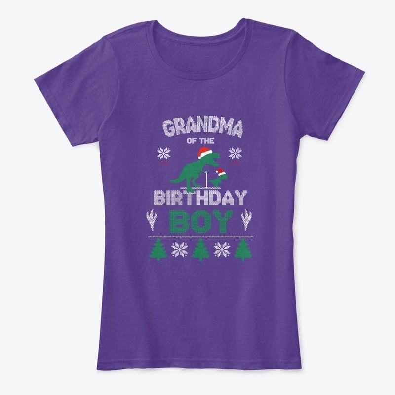 Grandma of the Birthday Boy Matching T-R