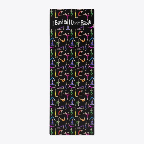 Yoga Poses Colorful Standard Camiseta Front