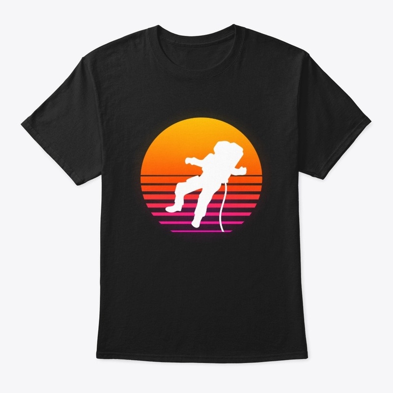 Astronaut on sunset