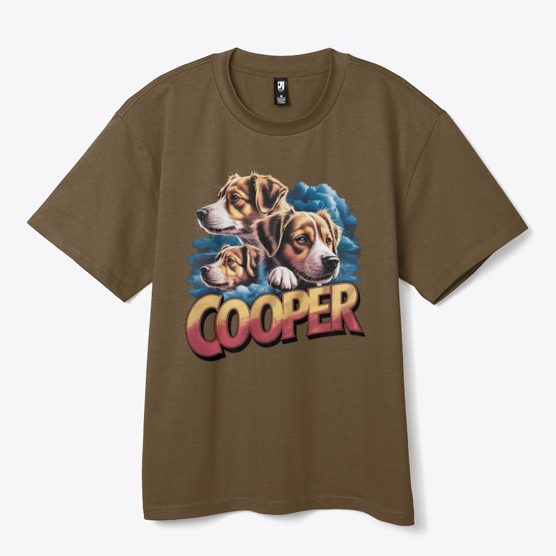 Cooper Beagle Trio Cinematic Dog Tee