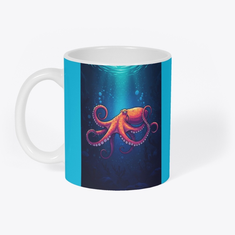 Bright Colorful Octopus