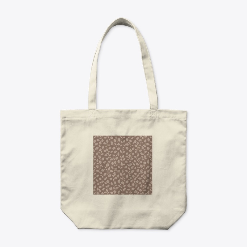 Brown leaves pattern