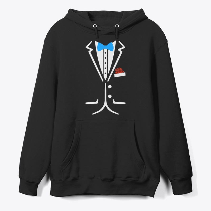Fake Tuxedo Funny Lazy Wedding Fake Suit