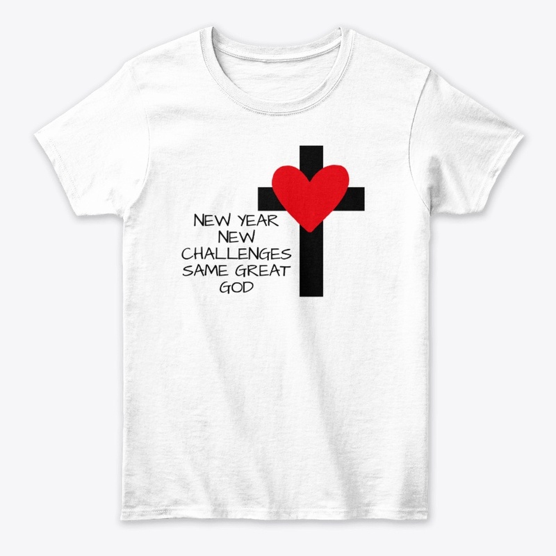 T-Shirt New Year New Challenges Same