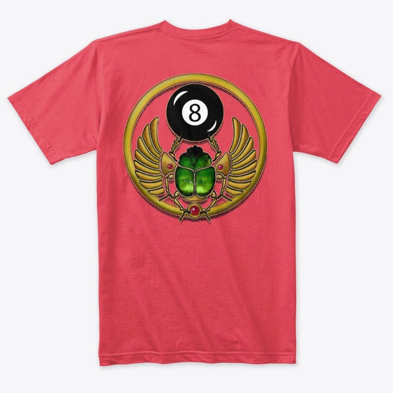 8 Ball Illuminati Scarab Tri Blend Shirt