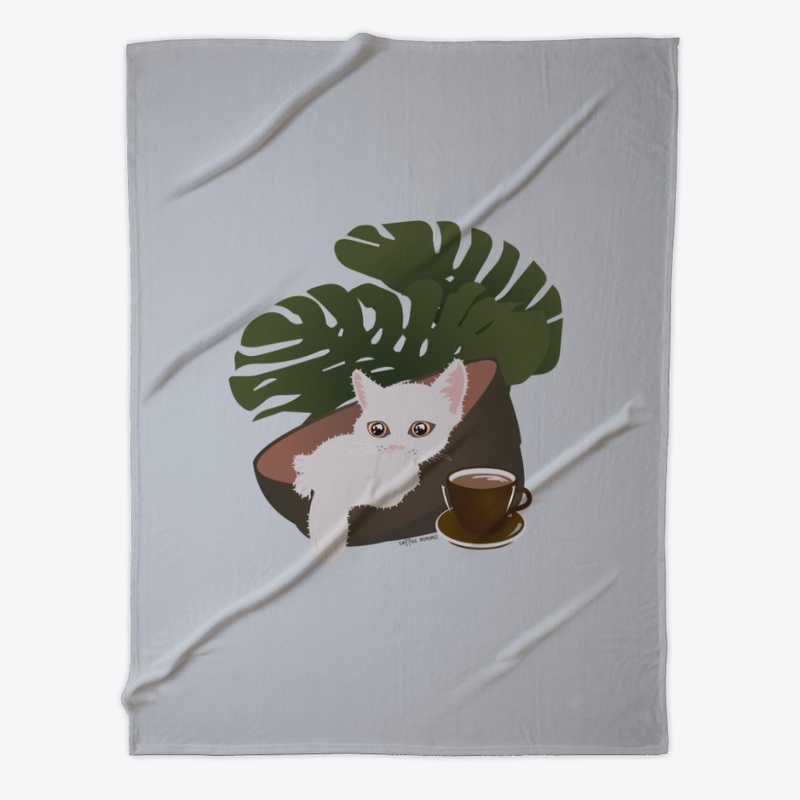 White Cat Coffee and her Montera Plant