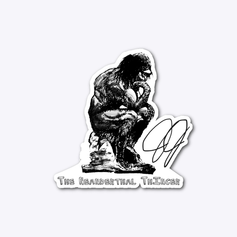 The Neanderthal Thinker Phone Case