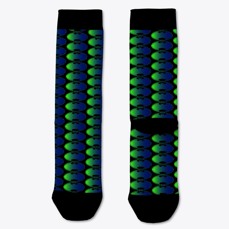 Bat Graphic Socks