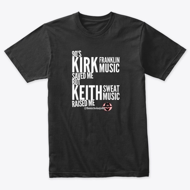 90s Kirk But Keith Music White Tee