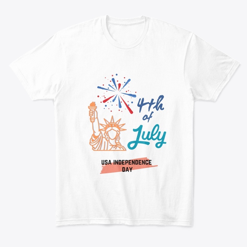 "USA independence day" White t-shirt
