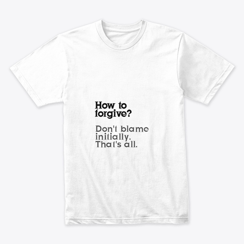How to forgive