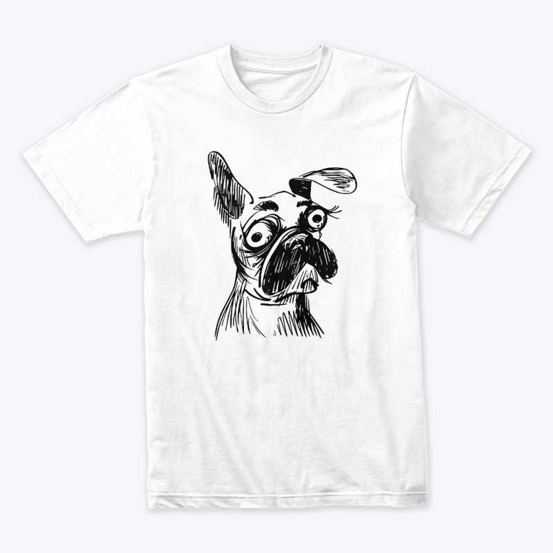 French Bulldog Sketch - Funny Dog Design
