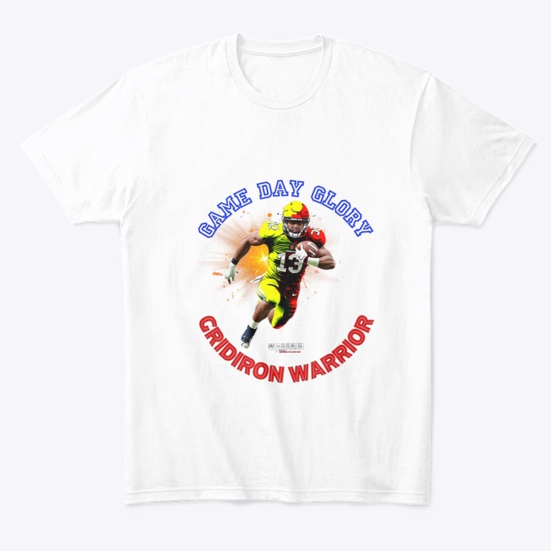 GRIDIRON WARRIOR Yellow & Red print