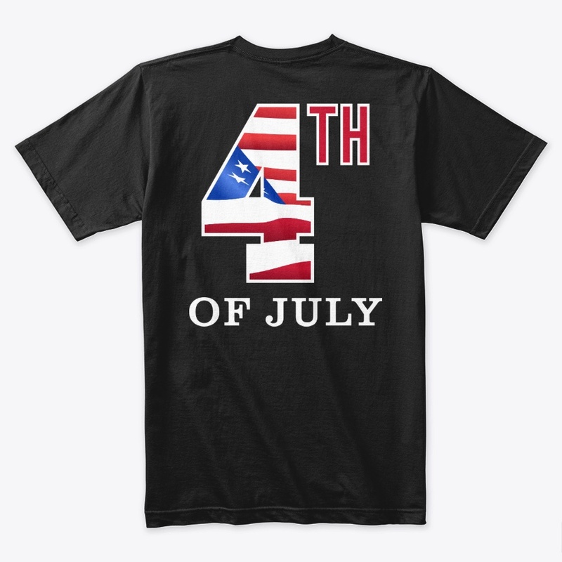 Happy Fourth of July tee design