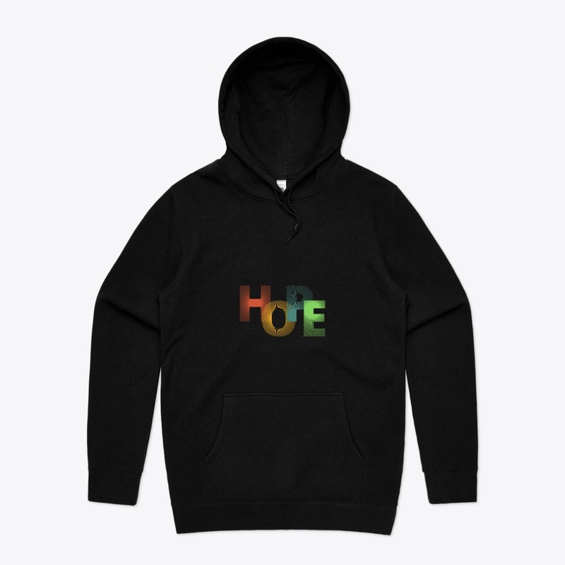 Colorful 'Hope' Graphic T-Shirt
