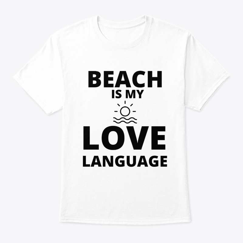 Beach is my love language funny summer q