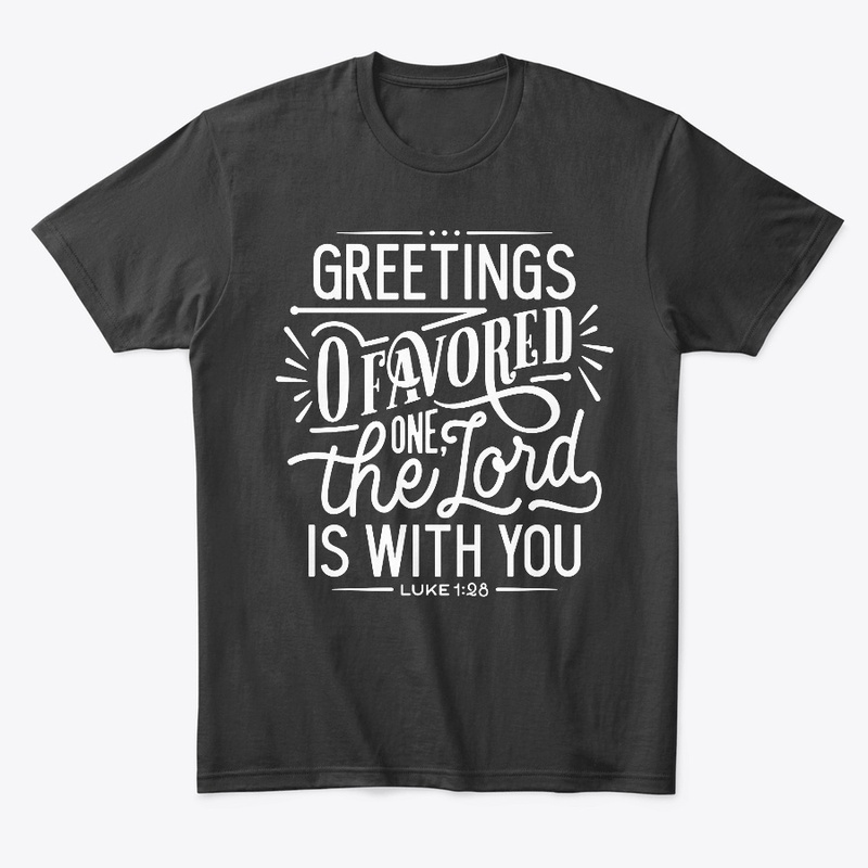 Christian Quotes Typography Black Shirts