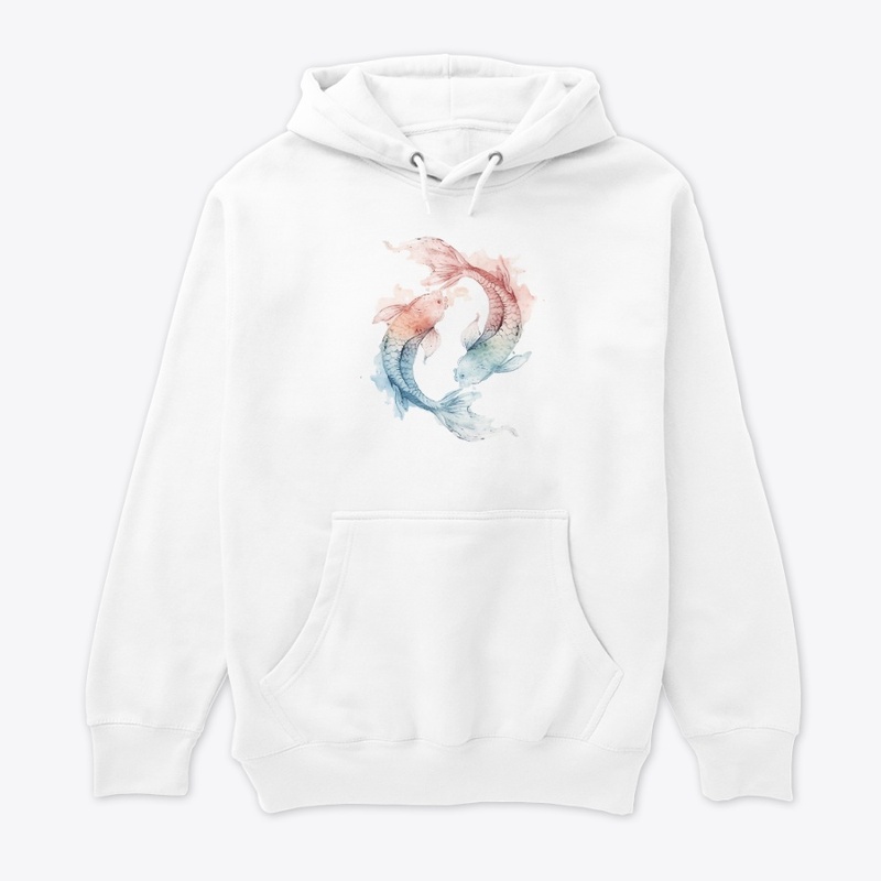 Pisces in Dreamy Light Watercolors