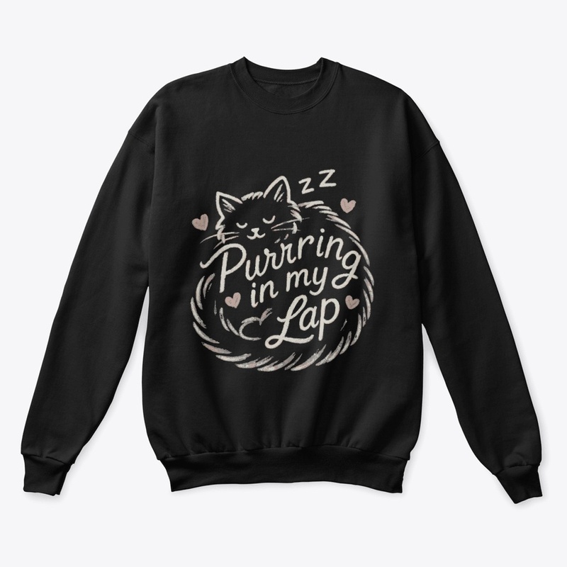 Purring in My Lap Cozy Cat Gift 