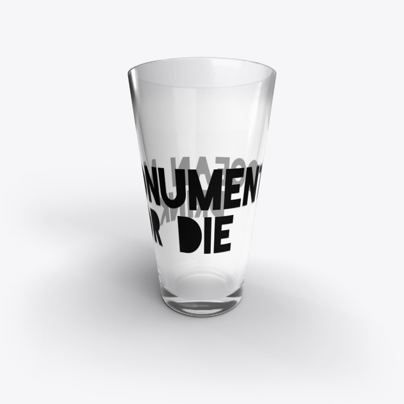 Drink or Die Pint Glass