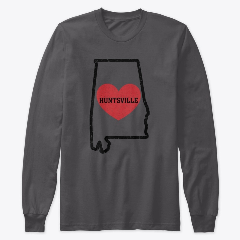 Huntsville Alabama Heart Shirt City