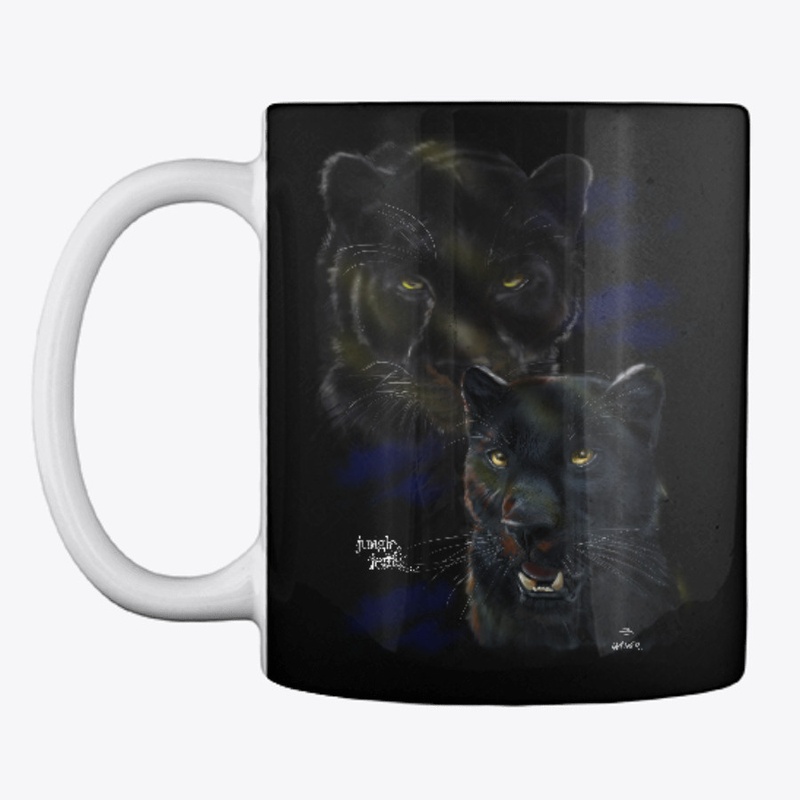 Black Leopard Mug