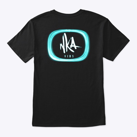 Nka Vids Og Logo Small Black T-Shirt Back