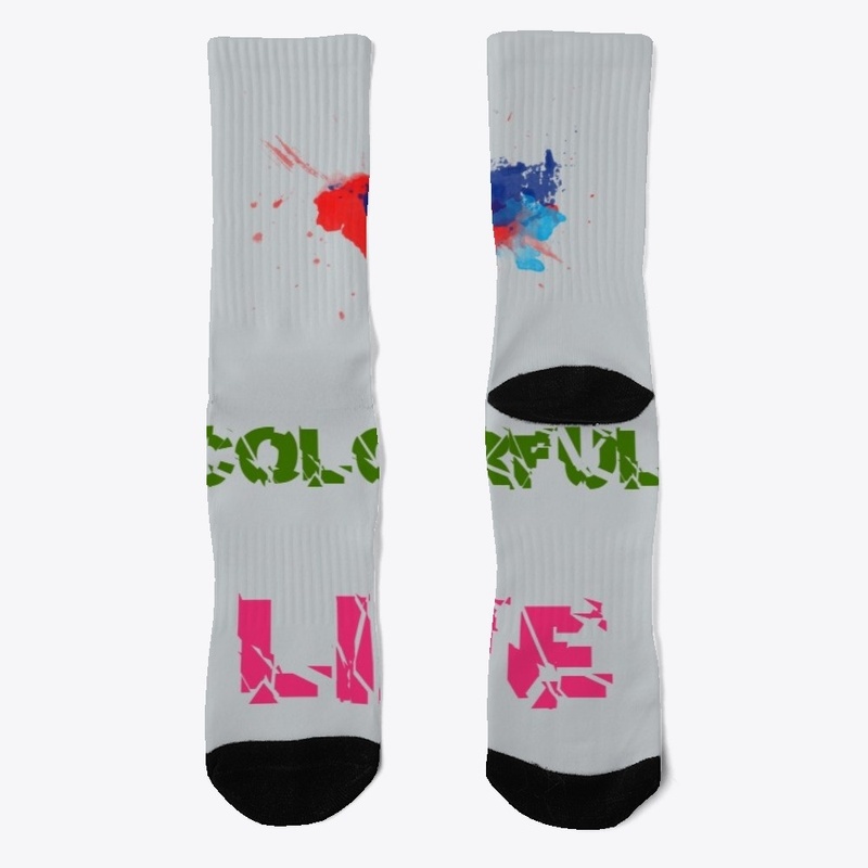 Live Life in Color T-shirt Bright Color