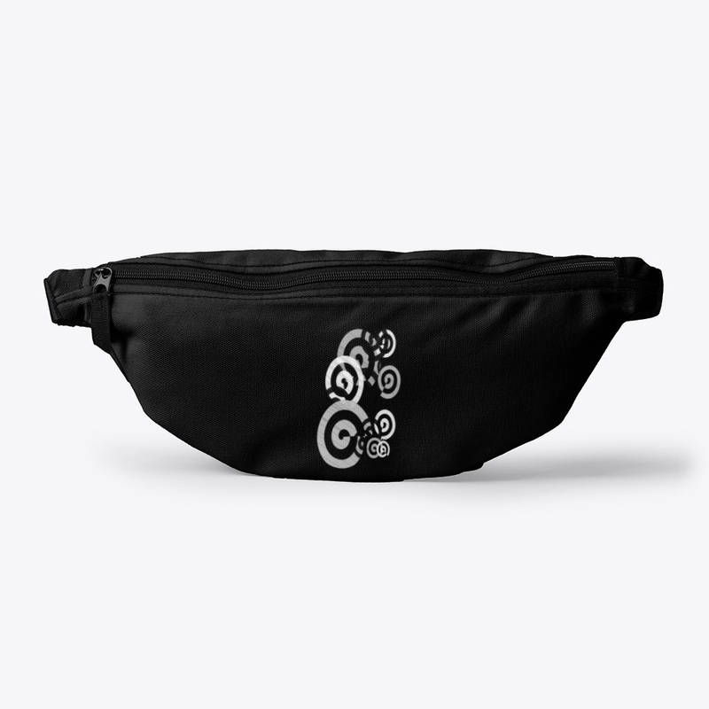 abstract monochrome rings