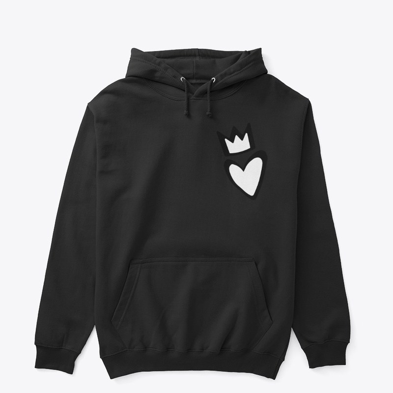 Crowned Heart B/W