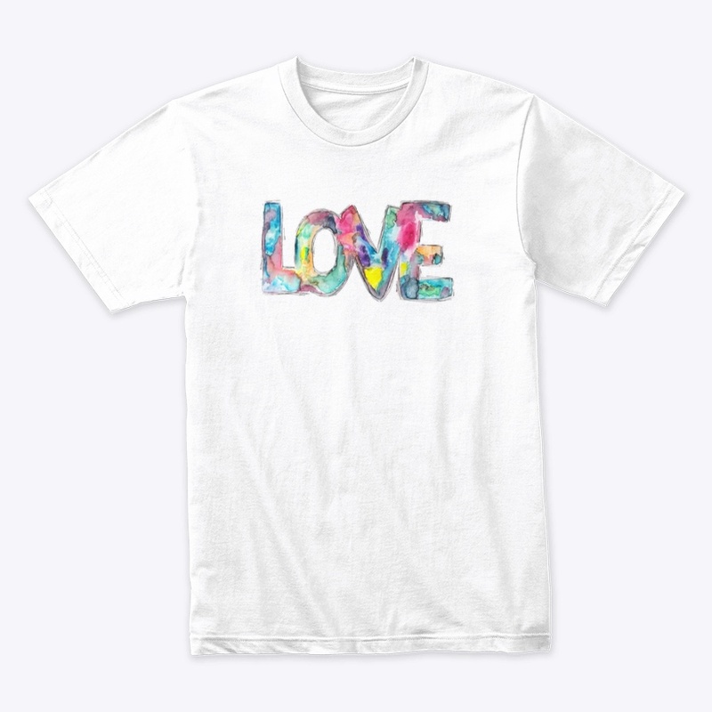 Watercolor LOVE shirt