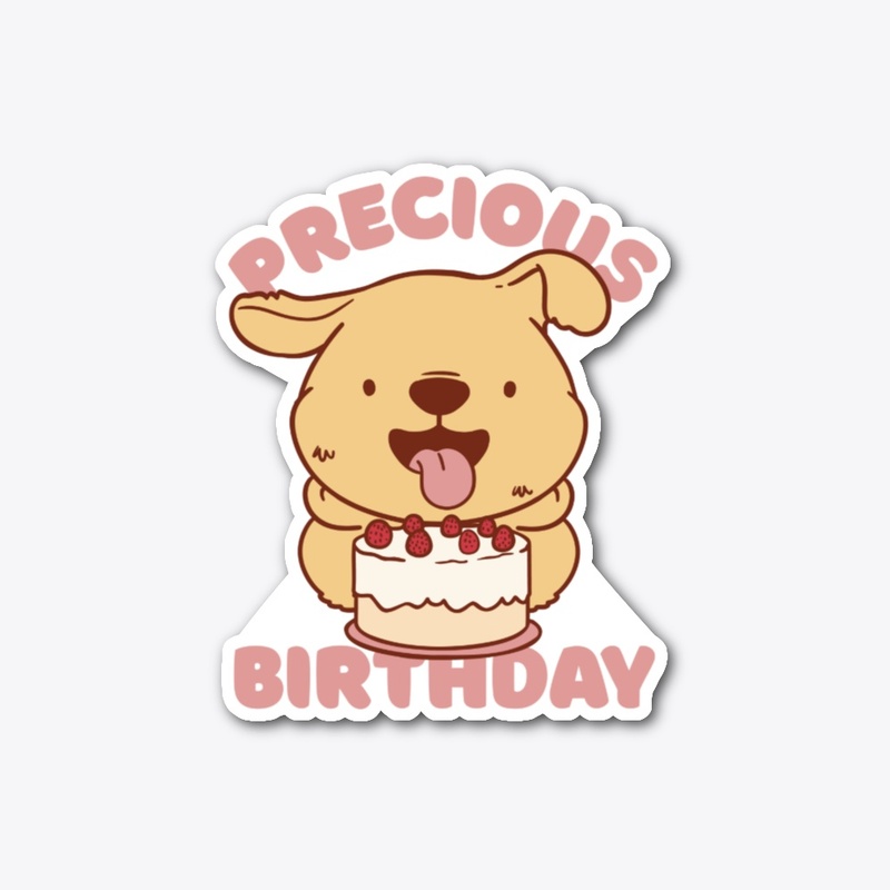 Precious Birthday Dog