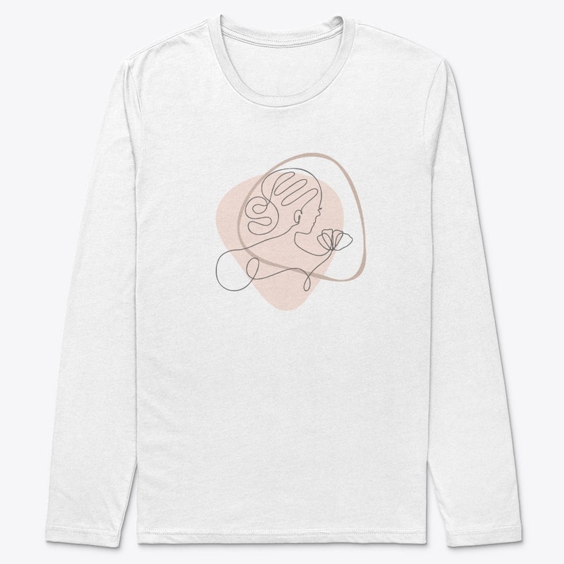 Minimal, Abstract Lady Line